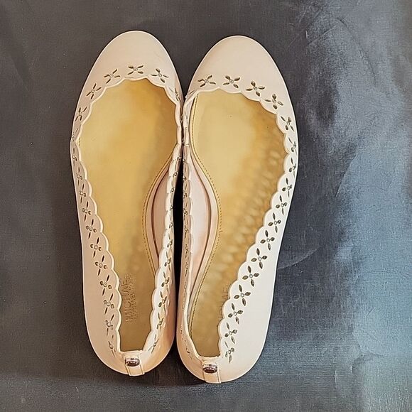 MICHEAL MICHAEL KORS WOMEN"S THALIA STUDDED BALLET FLATS SHOE - Picture 8 of 15